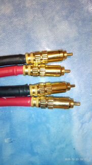 Продаю кабель Luxmann RCA-RCA-2 метра.Позолоченный
