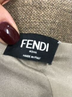 Юбка Fendi шерсть шелк 42-44