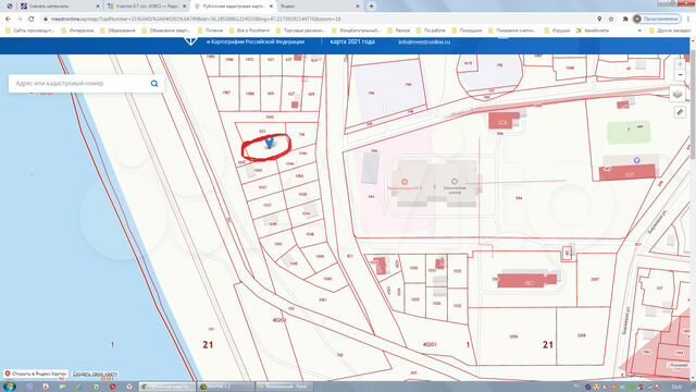 На плане изображен участок по адресу п сосновка ул зеленая д 19