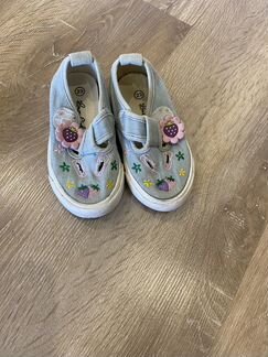 Лоферы из детской ткани