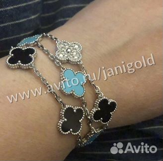 Золотой браслет Ванклиф