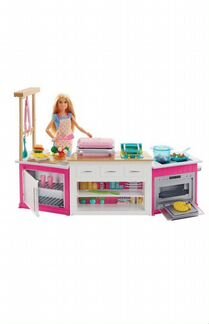 Barbie супер кухня с куклой