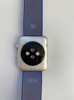 Apple watch series 1 42mm aluminum с ремешком сине