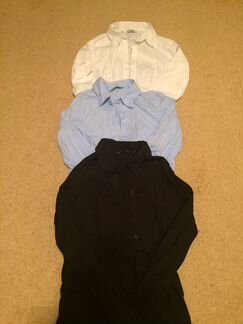 Рубашки женские, классические, 3 шт