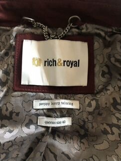 Кожаная куртка косуха rich and royal