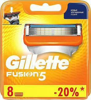 Сменные кассеты для бритья Gillette, (Жиллет) Fusi
