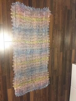 Пуховый платок козий пух паутинка