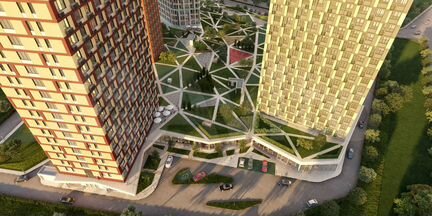 2-к апартаменты, 65.4 м², 16/21 эт.