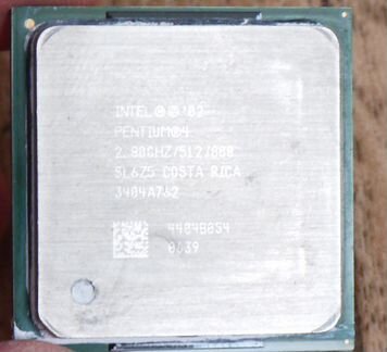 Проц Intel Pentium 4 2.8 ггц/512/800 S478 и кулер