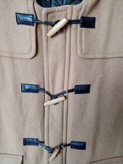 Пальто и кожаная куртка Zara пуховик