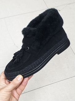 Меховые полуботиночки