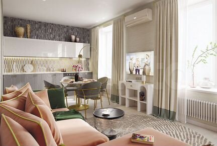 3-к квартира, 83.4 м², 11/15 эт.