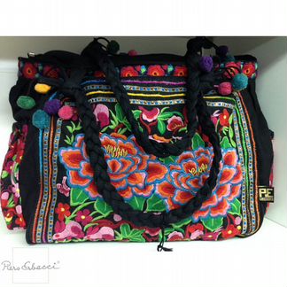 Сумка с вышивкой Черный Лотус (Нидерланды)