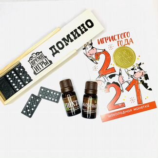 Новогодний мужской подарочный набор банный