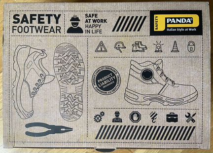 Сандалии рабочие panda стронг 6119 S1