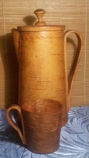 Кувшин с кружкой декоративные 50е