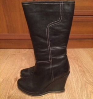 Сапоги зимние 37 (кожа/мех)