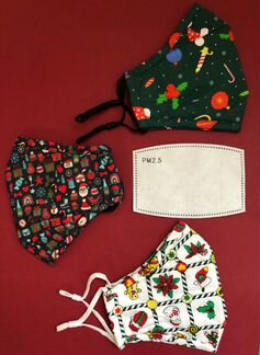 Защитные дизайнерские маски: Новогодняя коллекция