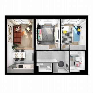 2-к квартира, 52.1 м², 17/32 эт.
