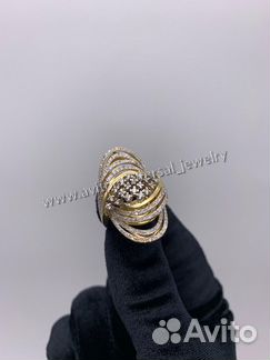 Новое кольцо и Серьги из золота с бриллиантами