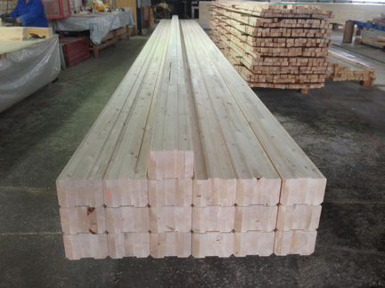 Клееный брус из хвои от производителя