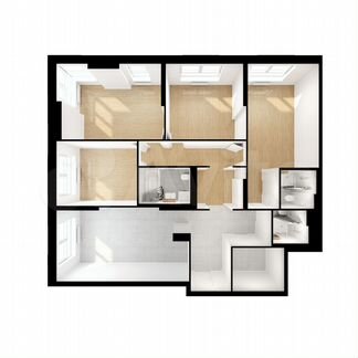 4-к квартира, 123 м², 14/24 эт.