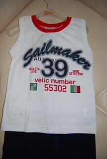 Новый спортивный костюмчик шорты и майка