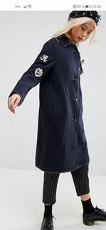 ASOS пальто шерстяное