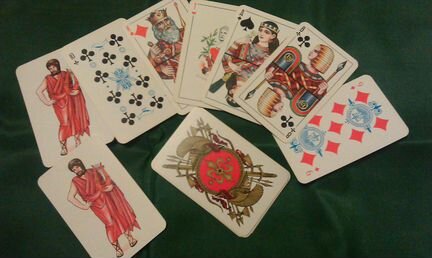 Карты игральные Исторические 1991 год Новые