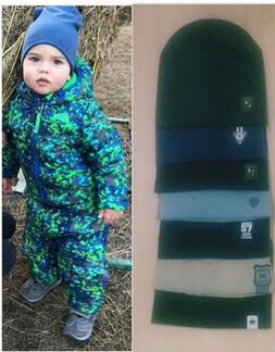 Шапка двойной трикотаж