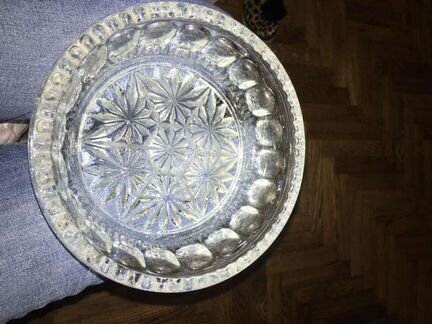 Пепельница из хрусталя СССР