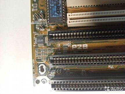 Pentium материнская плата Slot 1 Asus P2B v1.04 Ag