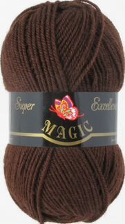 Пряжа Magic Super Excellence Цвет 87 Коричневый