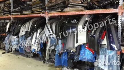 Мотор стеклоподъемника передний левый Saab 9-3