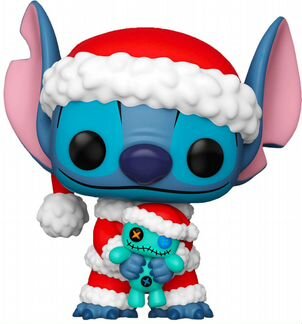 Фигурка Funko Santa Stitch with Scrump (Exc)