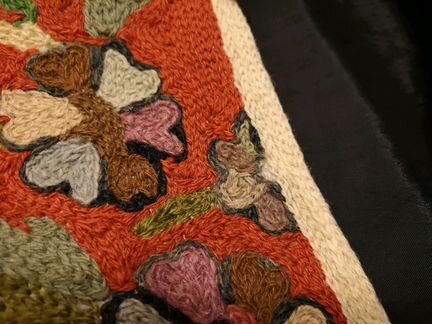 Бохо, этно пальто из натуральной шерсти Индия