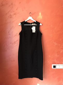 Новое Черное платье Зимнее размер 50