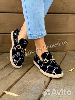 Мокасины gucci зима