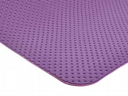 Коврик для йоги тпе 0.6см фиолетовый-розовый
