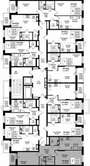 2-к квартира, 58.4 м², 14/17 эт.