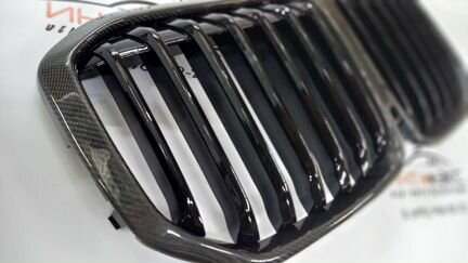 Bmw X5 G05 решётка радиатора Mperformance carbon