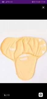 Пеленка-кокон для малыша на липучках