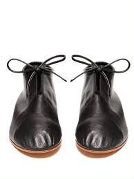 Чёрные кожаные туфли. Martiniano shoes