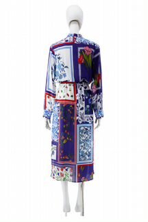 Escada sport шифоновое платье на пуговицах