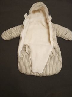 Конверт-комбинезон зимний на выписку для девочки