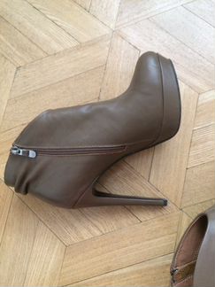 Ботильоны кожаные