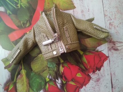 Кожаная куртка на кукла Блайз новая