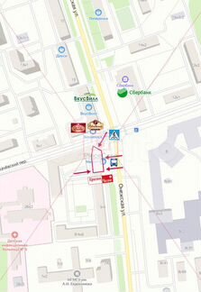 433.6 м² в жилом массиве, остановка у входа