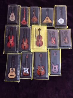 Модели разных музыкальных инструментов 34 шт