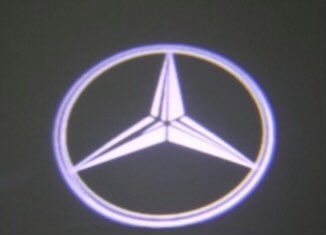 Штатная подсветка дверей Mercedes Benz GLK GL A B